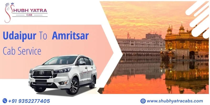 Udaipur to Amritsar Taxi Service