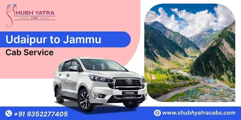 Udaipur to Jammu Taxi Service