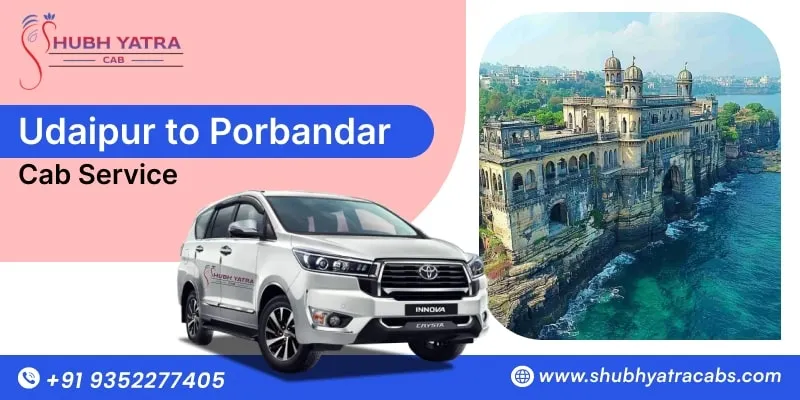  Udaipur to Porbandar Taxi Service