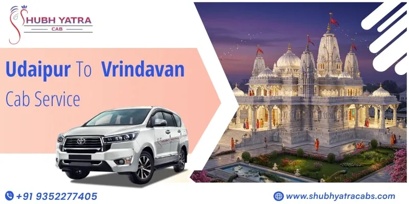 Udaipur to Vrindavan Taxi Service 